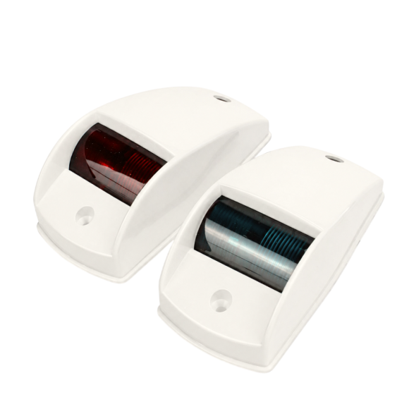 Огни ходовые (бортовые) Skipper накладные, пластик, лампа накаливания