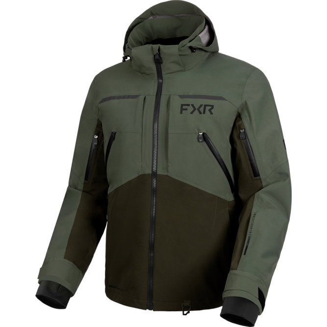 Куртка FXR Ridge Pro Trilaminate  с утеплителем Olive/Army, L