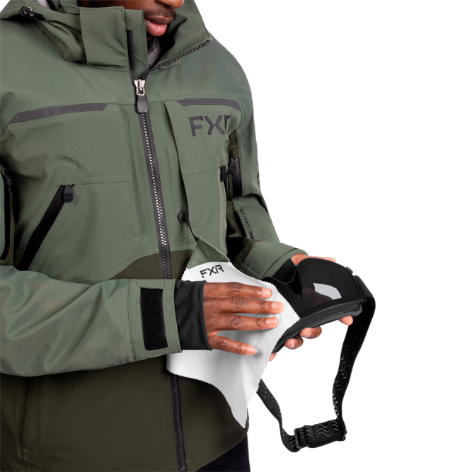 Куртка FXR Ridge Pro Trilaminate  с утеплителем Olive/Army, L