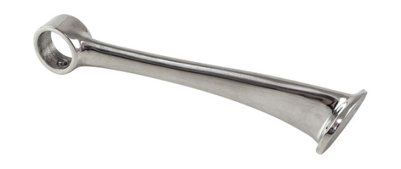 Стойка поручня проходная под трубу 7/8" (22 мм), поперечная, высота 152 мм