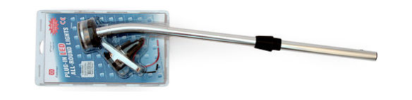 Огонь топовый на стойке 24" съемный, светодиодный