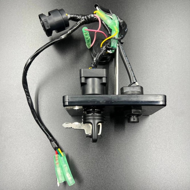 Панель зажигания  (замок зажигания и кнопка стоп с чекой) Yamaha F225-350 (PWB)