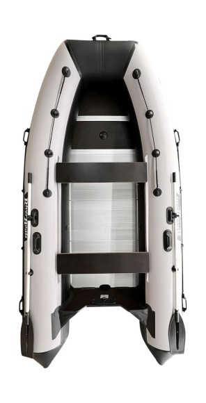 Надувная лодка ПВХ, RiverBoats RB 390, AL, черно-серый Надувная лодка ПВХ, RiverBoats RB 390, AL, черно-серый