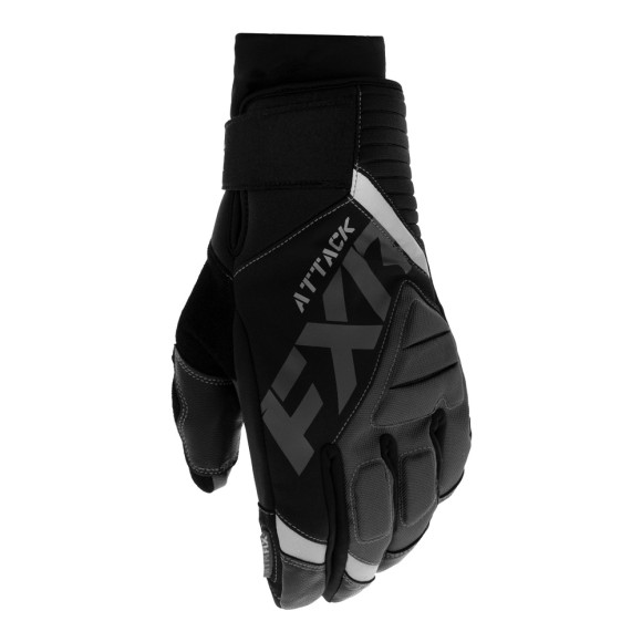 Перчатки FXR ATTACK без утеплителя Black, 3XL