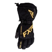 Перчатки FXR Fuel с утеплителем Black/Gold, M
