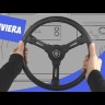 Рулевое колесо RIVIERA черный обод и спицы д. 350 мм со спинером