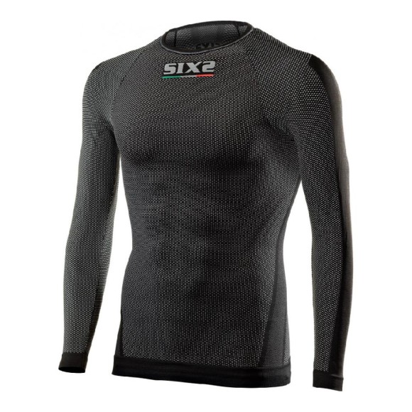 Лонгслив SIXS TS2 4-season Black Carbon, XS