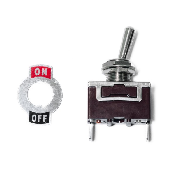 Переключатель тумблерный 2 пина SUNFINE вкл-выкл