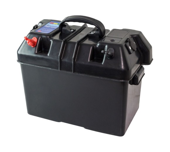 Ящик для АКБ 335х185х225 мм, с клеммами и прикуривателем (упаковка из 6 шт.)