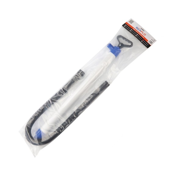 Помпа водооткачивающая ручная SeaFlo поршневая, 42 л/мин, патрубок 26,5мм,длина 1260мм