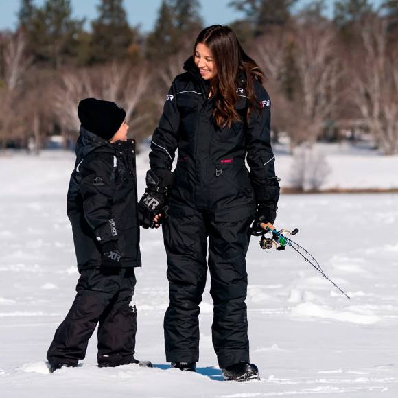 Комбинезон FXR Excursion с утеплителем Black/Fuchsia, 12