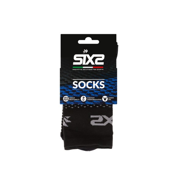 Носки SIXS Logo Black Carbon/Black, 36/39, Артикул: SHLG--I-NENE