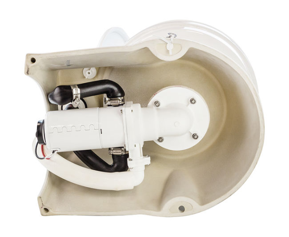 Унитаз с электрической помпой 24 В Унитаз с электрической помпой 24 В