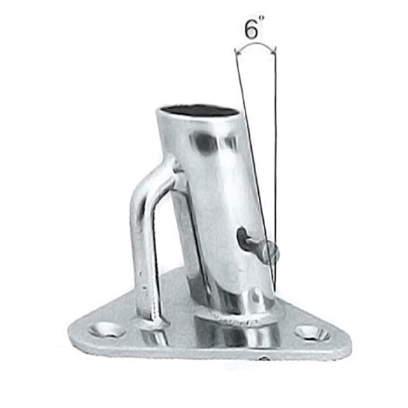 Основание флагштока 25 мм 84 град. Основание флагштока 25 мм 84 град.