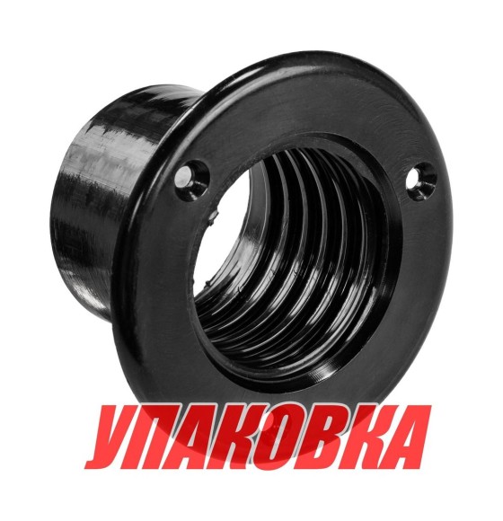 Горловина выхода канала, черная (упаковка из 10 шт.)