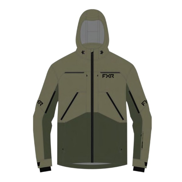 Куртка FXR Ridge Pro Trilaminate  с утеплителем Olive/Army, 2XL