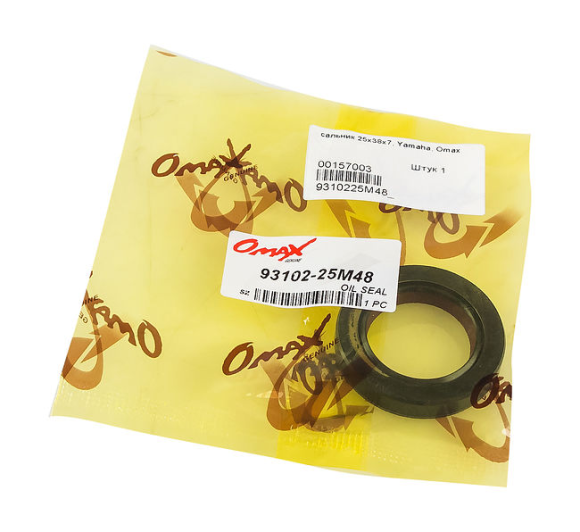 Сальник 25x38x7, Yamaha, Omax
