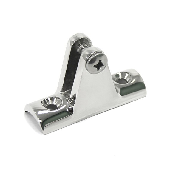 Кронштейн рамы тента на леер 22мм, нерж.сталь, с винтом