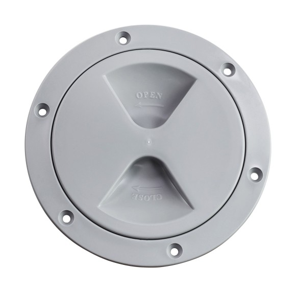 Лючок палубный 102 мм, серый