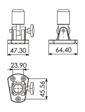 Огонь топовый на стойке, складывающийся 24" LED