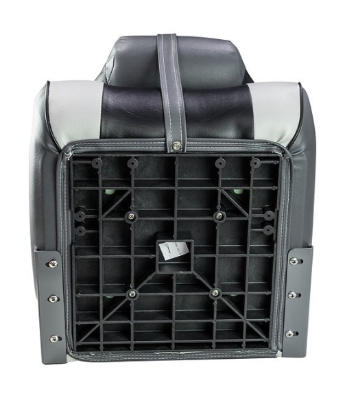 Кресло мягкое складное, обивка винил, цвет серый/угольный/черный, Marine Rocket Кресло мягкое складное, обивка винил, цвет серый/угольный/черный, Marine Rocket