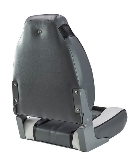 Кресло мягкое складное, обивка винил, цвет серый/угольный/черный, Marine Rocket Кресло мягкое складное, обивка винил, цвет серый/угольный/черный, Marine Rocket