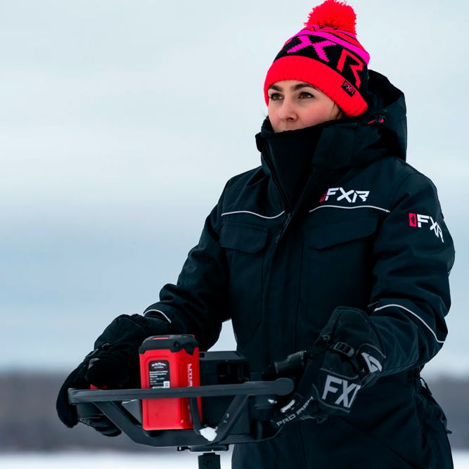 Комбинезон FXR Excursion с утеплителем Black/Fuchsia, 6