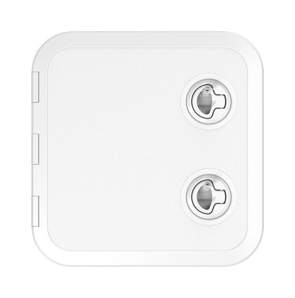 Люк смотровой белый, SeaFlo, 370 х 375 мм