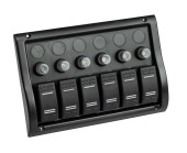 Панель бортового питания 6 переключателей, индикация, автоматы Панель бортового питания 6 переключателей, индикация, автоматы
