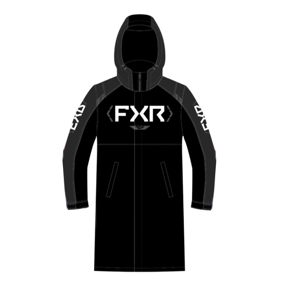Пальто FXR Warm-Up с утеплителем Black/Char, XL