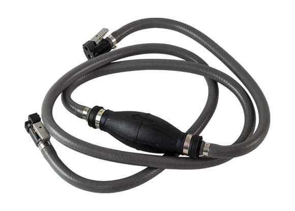 Комплект топливный из ПВХ с грушей и фиттингами типа YAMAHA, армированный