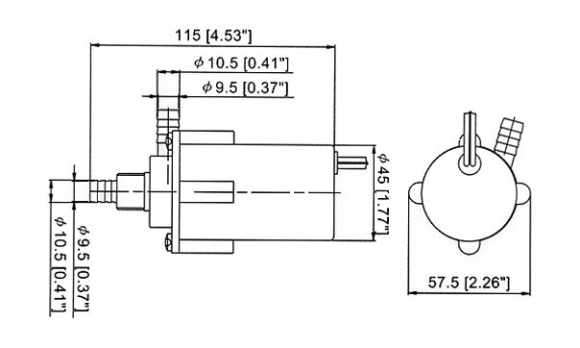 Помпа водоподающая для умывальника, 12 В Помпа водоподающая для умывальника, 12 В