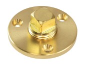 Шпигат латунный с резьбовой пробкой 18 мм, Marine Rocket