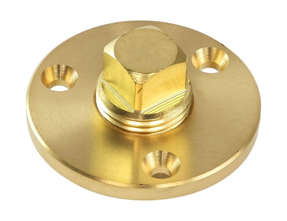 Шпигат латунный с резьбовой пробкой 18 мм, Marine Rocket Шпигат латунный с резьбовой пробкой 18 мм, Marine Rocket