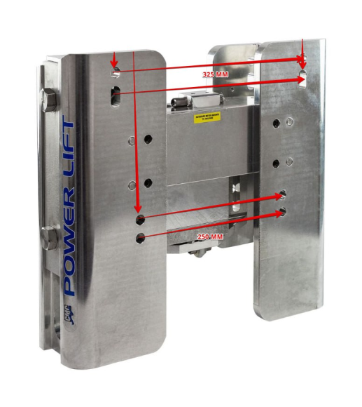 Подъёмник мотора гидравлический 50-400 л.с. вертикальный (Power-Lift) без указателя, усиленный Подъёмник мотора гидравлический 50-400 л.с. вертикальный (Power-Lift) без указателя, усиленный