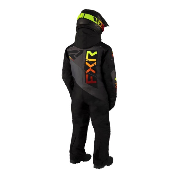 Детский комбинезон FXR Helium с утеплителем Black/Charcoal/Inferno, 10