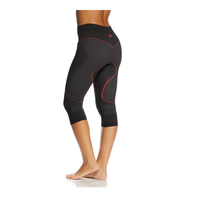 Термоштаны 3/4 SIXS PNCW CU Black/Red, XL/2XL