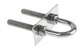 Рым-болт U-образный D9.5 мм, Lрез. 63.5 мм Рым-болт U-образный D9.5 мм, Lрез. 63.5 мм