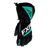 Перчатки FXR Fusion с утеплителем Black/Mint, XS