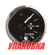 Трим-указатель Suzuki, черный циферблат, нержавеющий ободок, д. 52 мм, Marine Rocket (упаковка из 30 шт.)