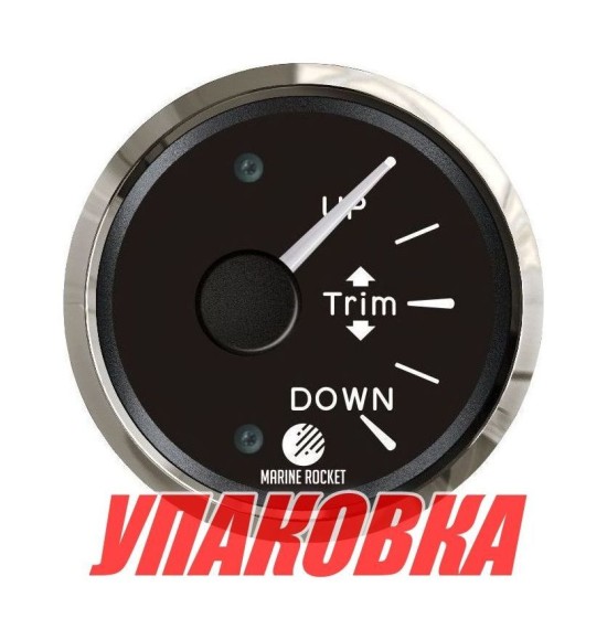 Трим-указатель Suzuki, черный циферблат, нержавеющий ободок, д. 52 мм, Marine Rocket (упаковка из 30 шт.) Трим-указатель Suzuki, черный циферблат, нержавеющий ободок, д. 52 мм, Marine Rocket (упаковка из 30 шт.)