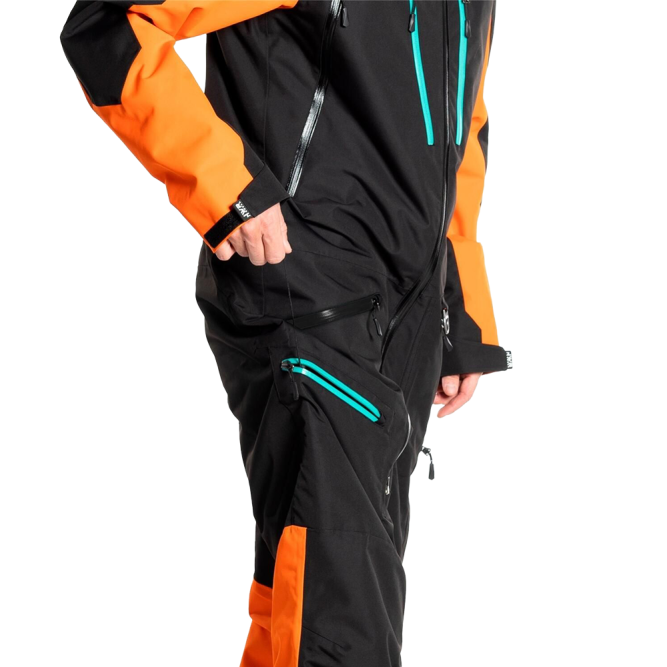 Комбинезон Jethwear The One с утеплителем Black/Orange, XXL
