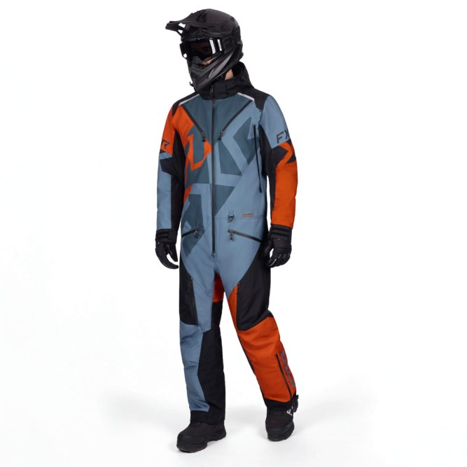 Комбинезон FXR Cold Cross CX Lite без утеплителя Steel/Burnt Org, XL