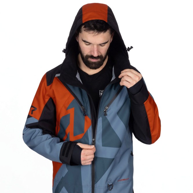 Комбинезон FXR Cold Cross CX Lite без утеплителя Steel/Burnt Org, XL