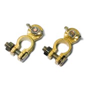 Комплект клемм аккумулятора из омедненного цинка (+ и -) SUNFINE (Замена EASTERNER JHC828P)