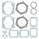 Верхний комплект прокладок Yamaha 540 09-710182