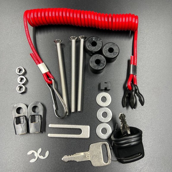 Дистанционное управление Suzuki Old (С кнопкой гидроподъема) (Толкающая) (PWB)