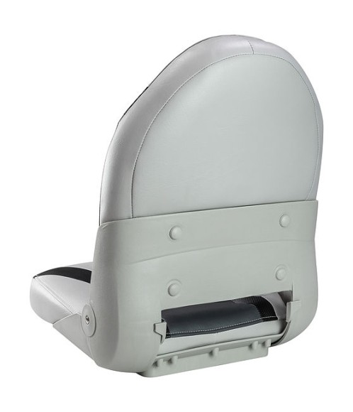 Кресло мягкое складное, обивка винил, цвет серый/черный/угольный, Marine Rocket