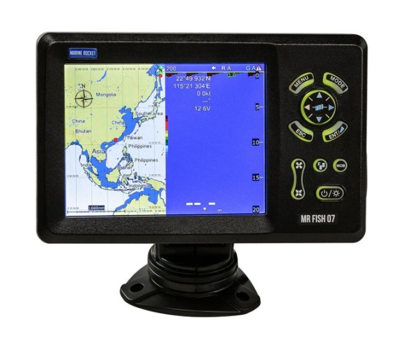 Картплоттер морской с AIS 7", Marine Rocket