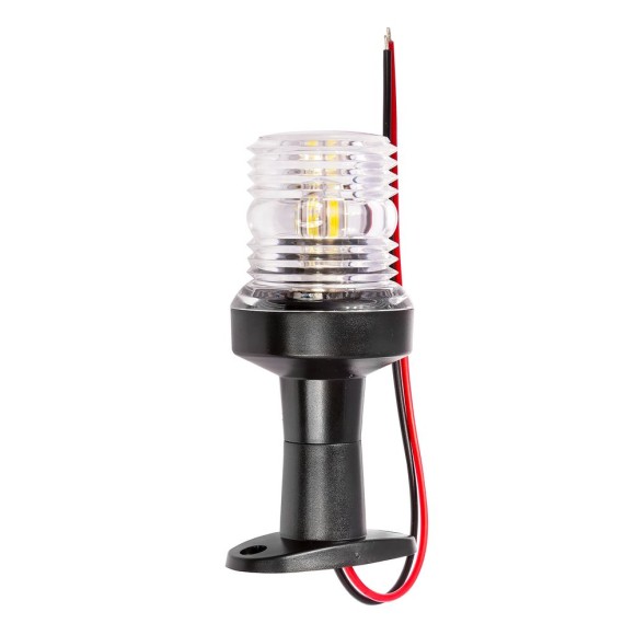 Огонь клотиковый (стояночный) AAA на стойке, 4", пластик, светодиод, чёрный